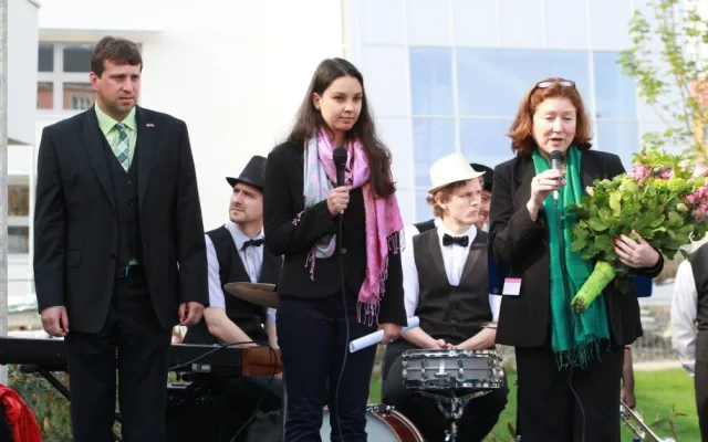 Perunánská velvyslankyně prři zahájení jarní Flory Olomouc 2014. Foto MMOl Blanka Martinovská