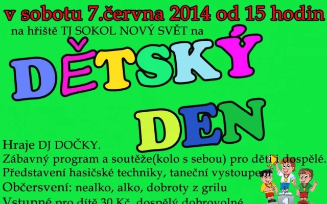 Dětský den TJ Sokol Nový Svět