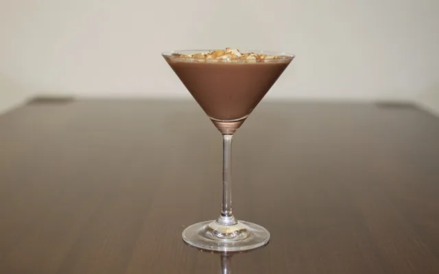 Čokoládový krém s mascarpone a ořechy