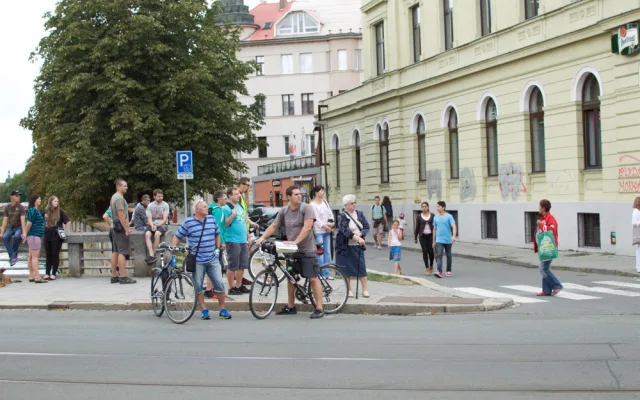 Na Masarykově třídě našli dělníci leteckou pumu, probíhá evakuace okolních domů