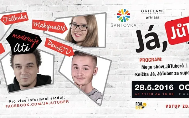 JůTubeři vyrazí na tour, zastaví se i u nás v Šantovce