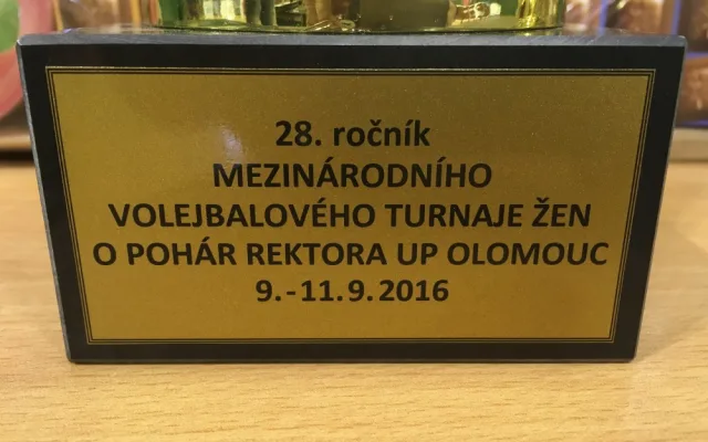 Olomoucké volejbalistky popáté v řadě vyhrály Pohár rektora, ve finále si poradily s Frýdkem-Místkem