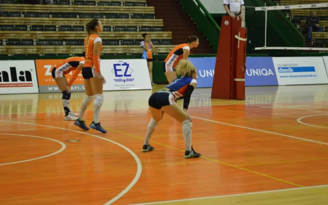 Olomoucké volejbalistky porazily pražský Olymp 3:0