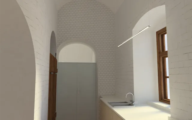 Vizualizace prostoru od architektonického studia Raketoplán