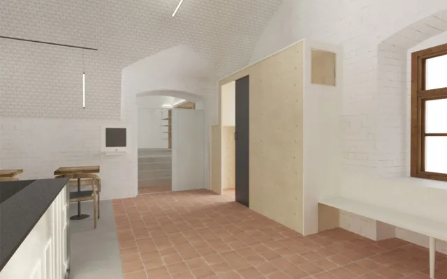 Vizualizace prostoru od architektonického studia Raketoplán