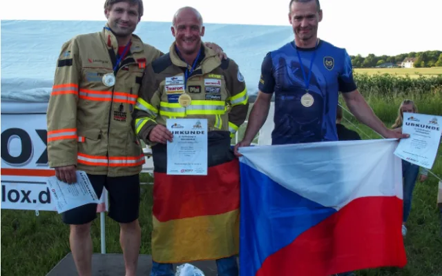 Olomoucký hasič Michal Přecechtěl vybojoval druhé místo v mezinárodní soutěži Toughest Firefighter Alive