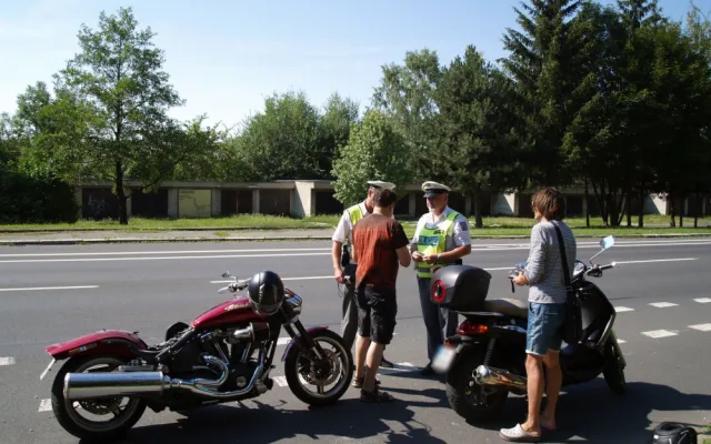 Policisté se zaměřili na motorkáře. Kontrolou prošli bez újmy téměř všichni, až na jednoho