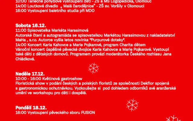 Flora Vánoce: Inspirujte se na Výstavišti