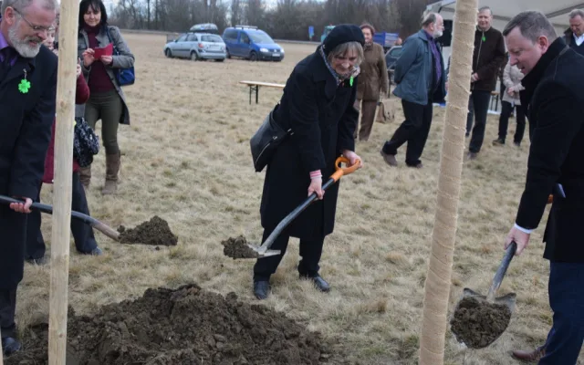 FOTO: V Holickém lese byl vysazen strom pro Olgu Havlovou