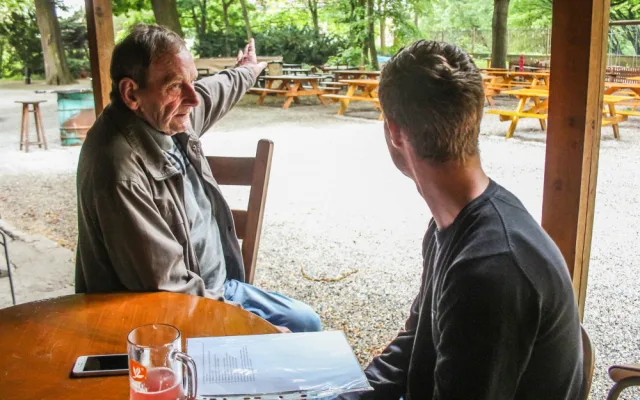 Jiří Jíša s redaktorem Jakubem Heřmánkem