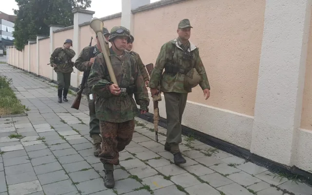 VIDEO: V Hejčíně se točil krátký dokument o boji na Mayově vile mezi Němci a Sověty