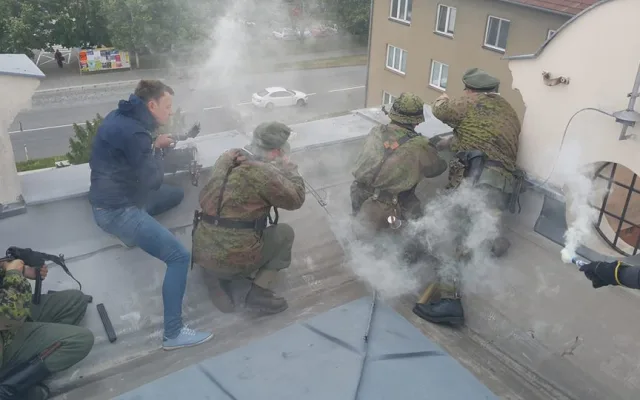 VIDEO: V Hejčíně se točil krátký dokument o boji na Mayově vile mezi Němci a Sověty