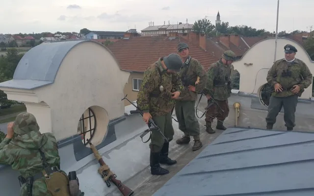 VIDEO: V Hejčíně se točil krátký dokument o boji na Mayově vile mezi Němci a Sověty