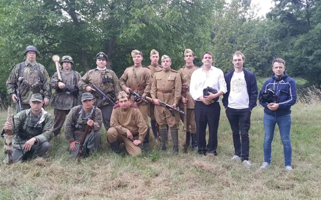VIDEO: V Hejčíně se točil krátký dokument o boji na Mayově vile mezi Němci a Sověty