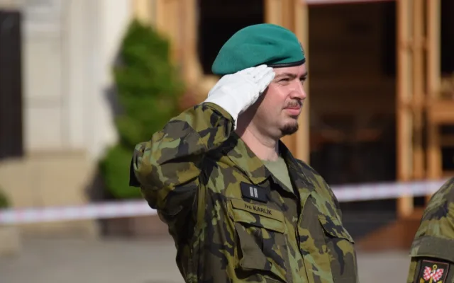 FOTO: Na Horním náměstí se to hemžilo vojáky, probíhal Den ozbrojených sil