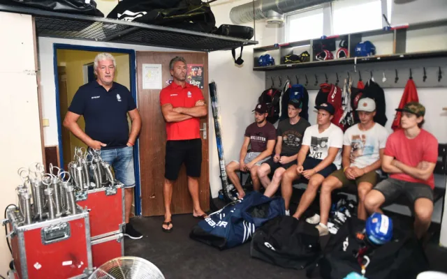 FOTO: Česká hokejová reprezentace trénuje v Přerově, v nominaci je osm hráčů z NHL