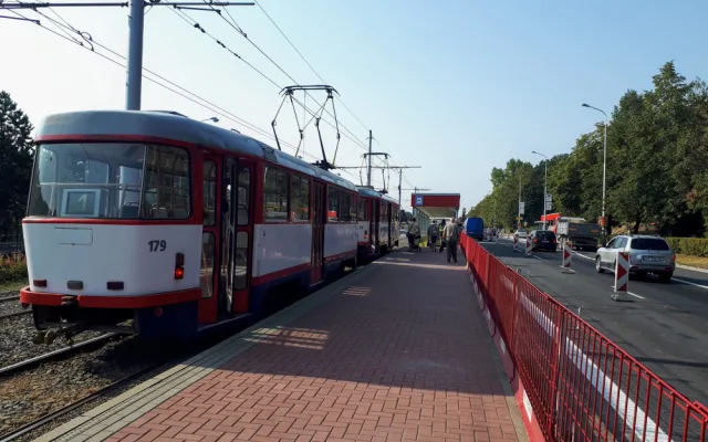 FOTO: Výluka je u konce, tramvají opět dojedeme až na Novou Ulici