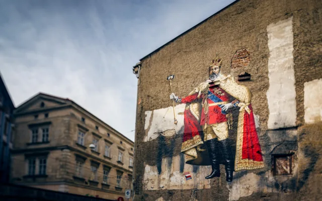 Největším tahákem letošního Street art festivalu bude velkoformátový obraz na štítu Passingerova mlýna