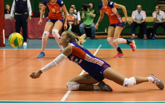 FOTOGALERIE: Dva body. Tolik chybělo olomouckým volejbalistkám k triumfu v Lize mistryň nad Albou Blaj