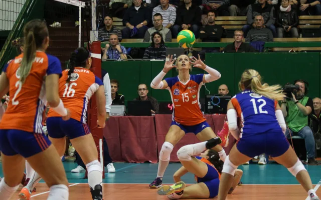 FOTOGALERIE: Dva body. Tolik chybělo olomouckým volejbalistkám k triumfu v Lize mistryň nad Albou Blaj