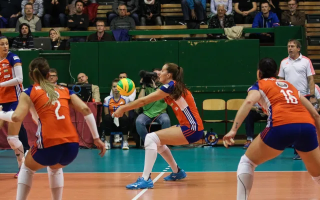 FOTOGALERIE: Dva body. Tolik chybělo olomouckým volejbalistkám k triumfu v Lize mistryň nad Albou Blaj