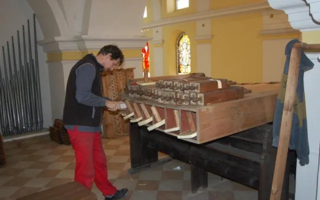 FOTO: Litovelský kostel svatého Marka má zrekonstruované varhany, zahrál na ně varhaník ze svatého Mořice