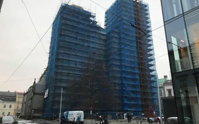 FOTO: Kostel svatého Mořice prochází rekonstrukcí za 123 milionů. Hotovo bude v roce 2021