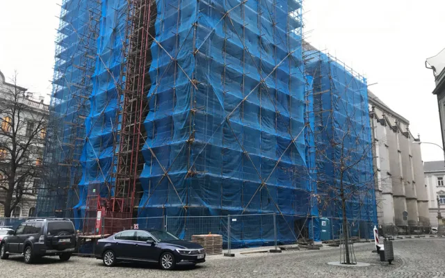 FOTO: Kostel svatého Mořice prochází rekonstrukcí za 123 milionů. Hotovo bude v roce 2021
