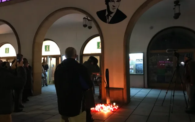 FOTO/VIDEO: Lidé si v Olomouci připomněli padesát let od smrti Jana Palacha