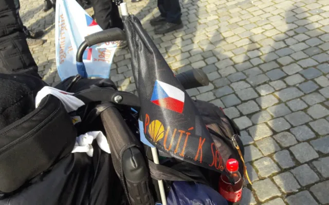 FOTO/VIDEO: Milan Langer vyrazil se skupinou nadšenců na pouť z Olomouce do Španělska