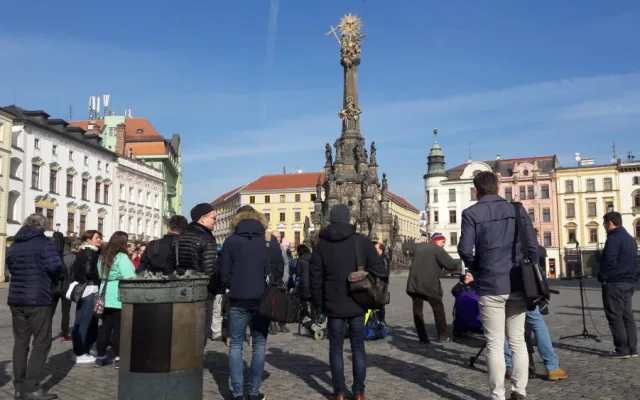 FOTO/VIDEO: Milan Langer vyrazil se skupinou nadšenců na pouť z Olomouce do Španělska