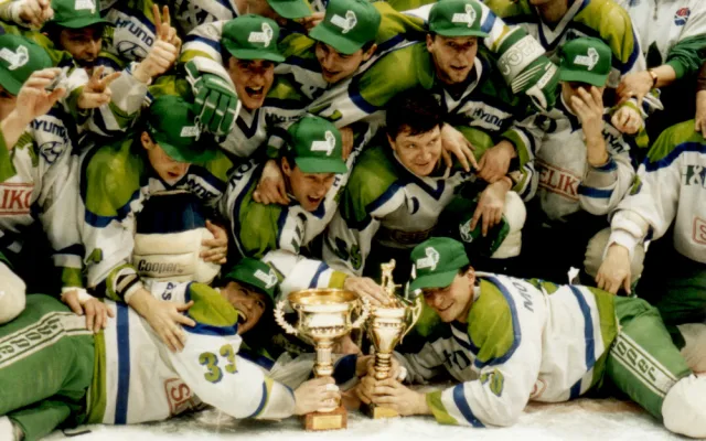 FOTOGALERIE: Mistři z roku 1994 oslaví v Olomouci s fanoušky čtvrtstoletí od zisku titulu