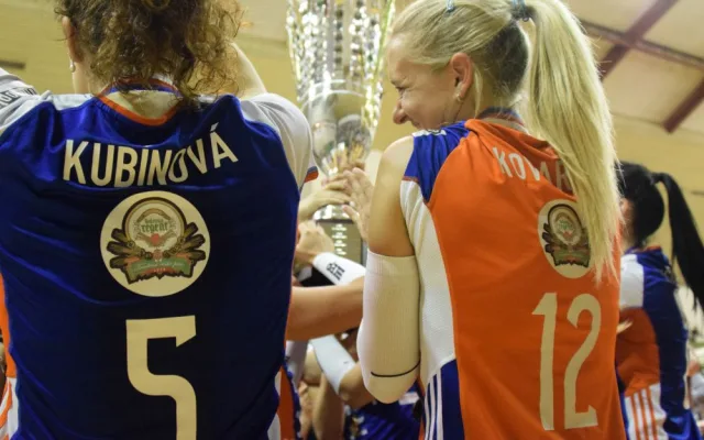 FOTOGALERIE/VIDEO: Volejbalistky Olomouce usedly po 23 letech na ligový trůn