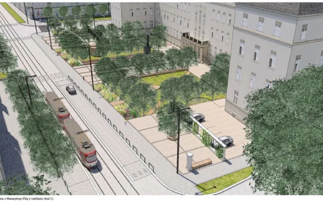 Vídeňské zastávky i přestěhovaný Masaryk. Podívejte se na možné podoby Žižkova náměstí