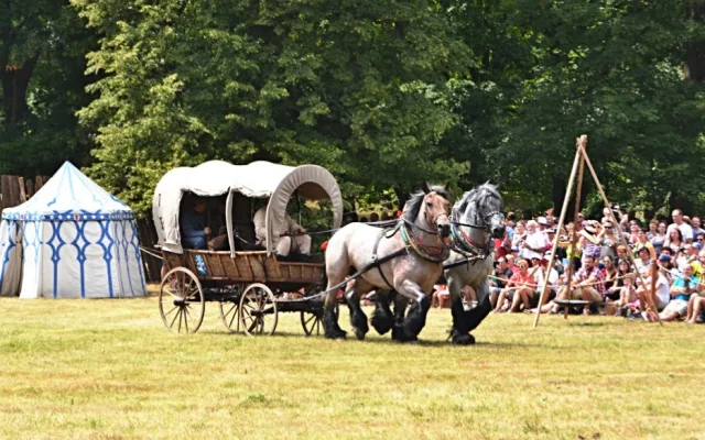 Víkend bude v Čechách pod Kosířem patřit historickým kočárům, koňským spřežením a mistrům 19 řemesel. Koná se Josefkol 2019