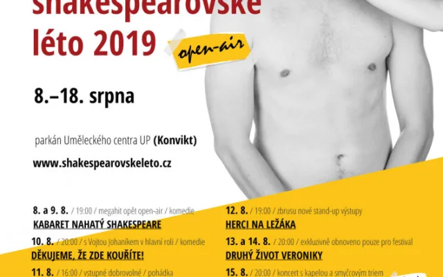 Olomoucké „nejen“ shakespearovské léto je tady. Nabídne Anetu Langerovou, komedie i nové stand-upy
