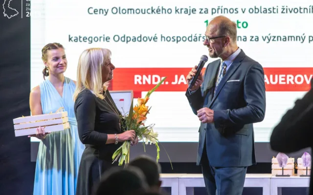 FOTO: Letošní Ceny Olomouckého kraje za přínos v oblasti životního prostředí ovládl Sluňákov