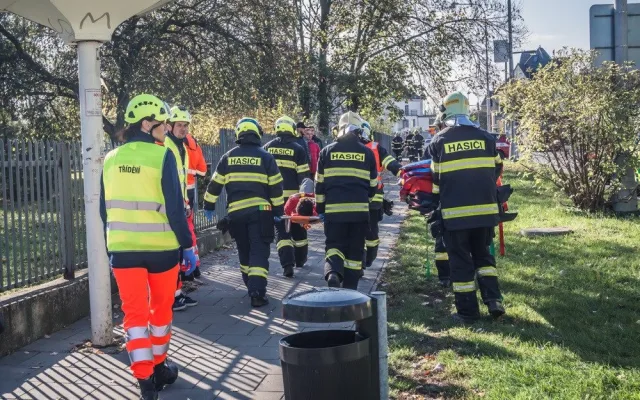 FOTOGALERIE: Podívejte se na fotky z velkého cvičení záchranných složek v Olomouci