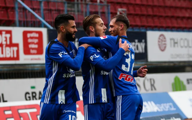 FOTOGALERIE: Mladá Boleslav v Olomouci během jedné minuty srovnala na 2:2