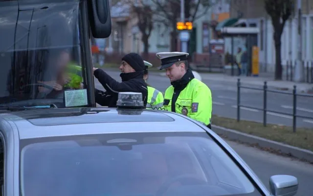 V Olomouci probíhala kontrola řidičů autobusů