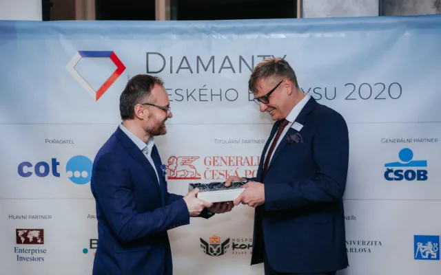 FOTO: V Olomouci byly uděleny Diamanty českého byznysu pro Olomoucký a Moravskoslezský kraj