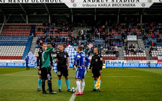FOTOGALERIE: Olomouc remizovala s Jabloncem v divokém zápase 1:1