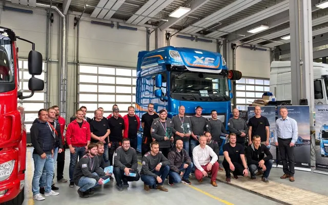 V olomoucké firmě Truck Trade mají nejlepšího mechanika tahačů DAF v Česku