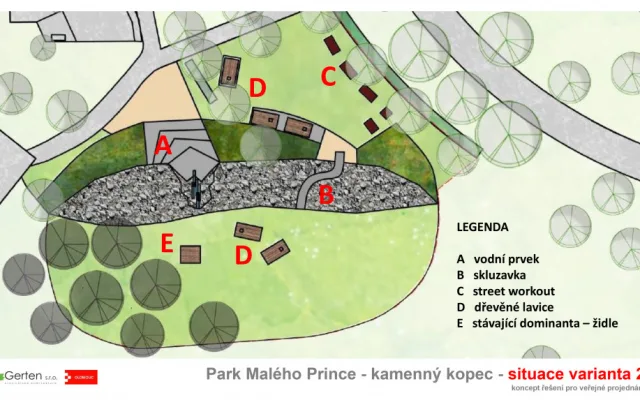 Park Malého prince na Tabulovém vrchu čekají úpravy. O nové podobě můžete rozhodnout i vy
