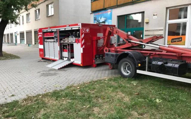 HZS Olomouckého kraje zasahovali na místě havárie