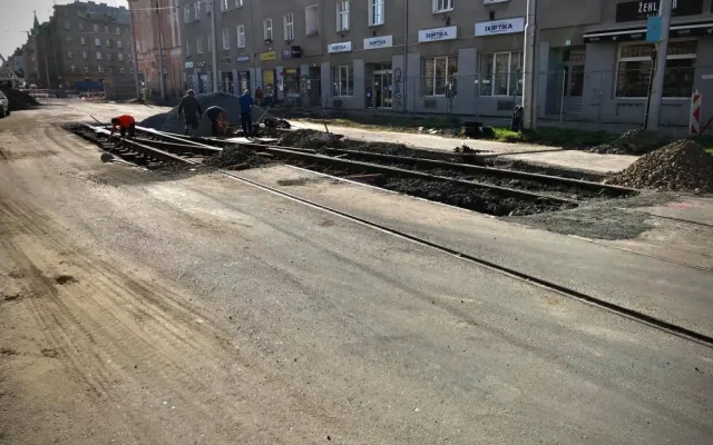 Žižkovo náměstí, konečná zastávka. Tramvaje se budou nově otáčet u Vrchního soudu