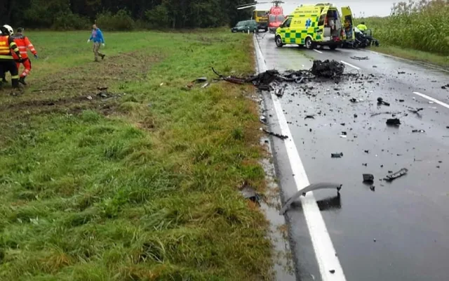 Při pondělní nehodě u Štěpánova se zranilo sedm lidí, jeden těžce