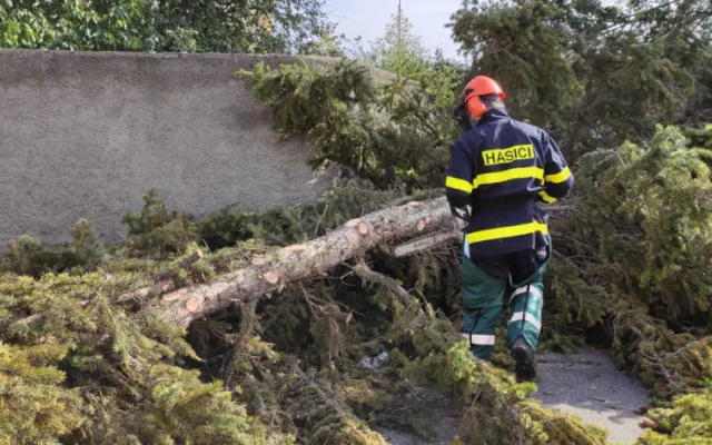 Sobotní silný vítr způsobil i výpadky ve volebních okrscích