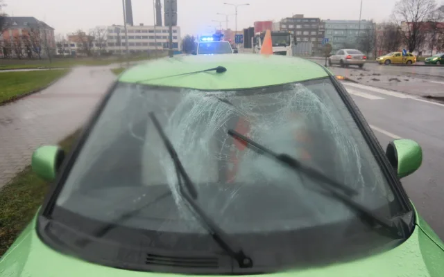 Nehoda na ulici Velké Novosady