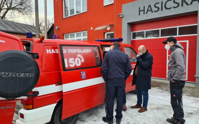Štěpánov dostal od Olomouce darem hasičský vůz